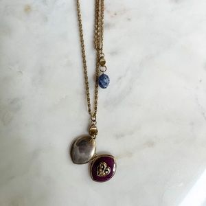 Gold Vintage Layered Locket Style Necklace